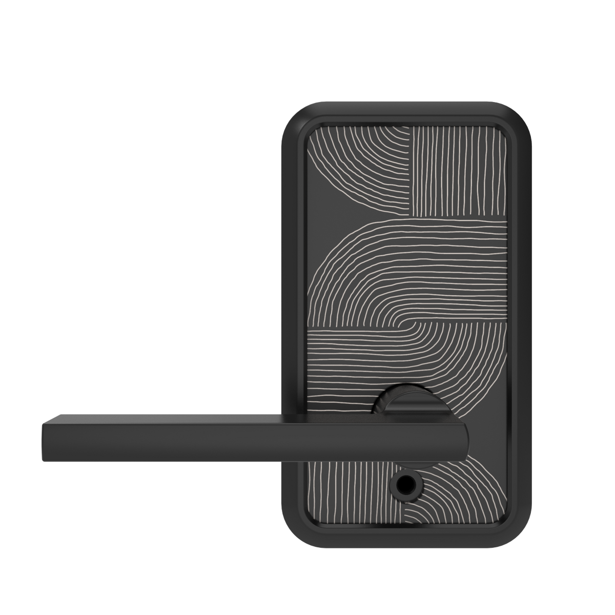 The Bold Mosaic Collection with Latitude Lever in Matte Black